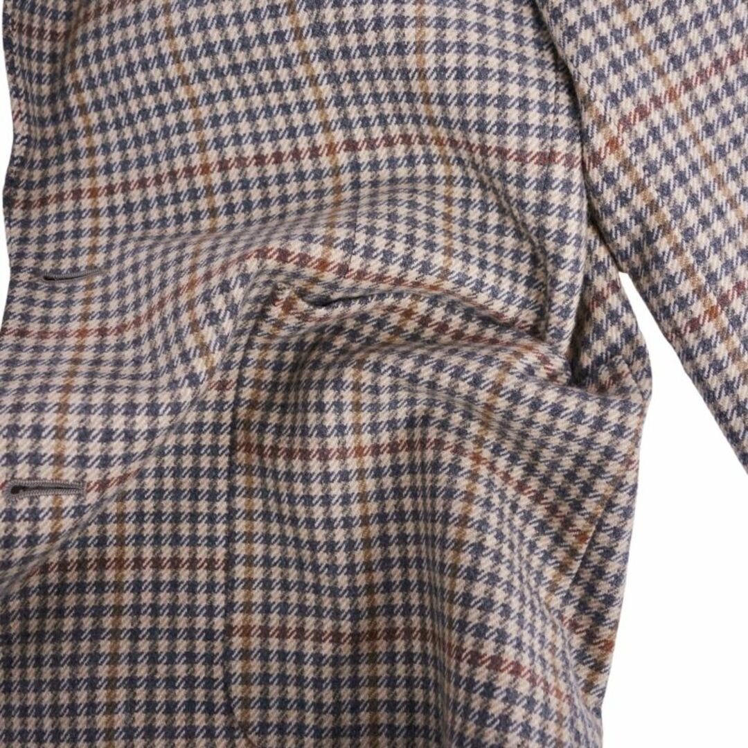 BURBERRY(バーバリー)の美品 Vintage バーバリー Burberrys ジャケット テーラード シングル 総裏 ロゴボタン チェック柄 ウール メンズ LY マルチカラー メンズのジャケット/アウター(テーラードジャケット)の商品写真