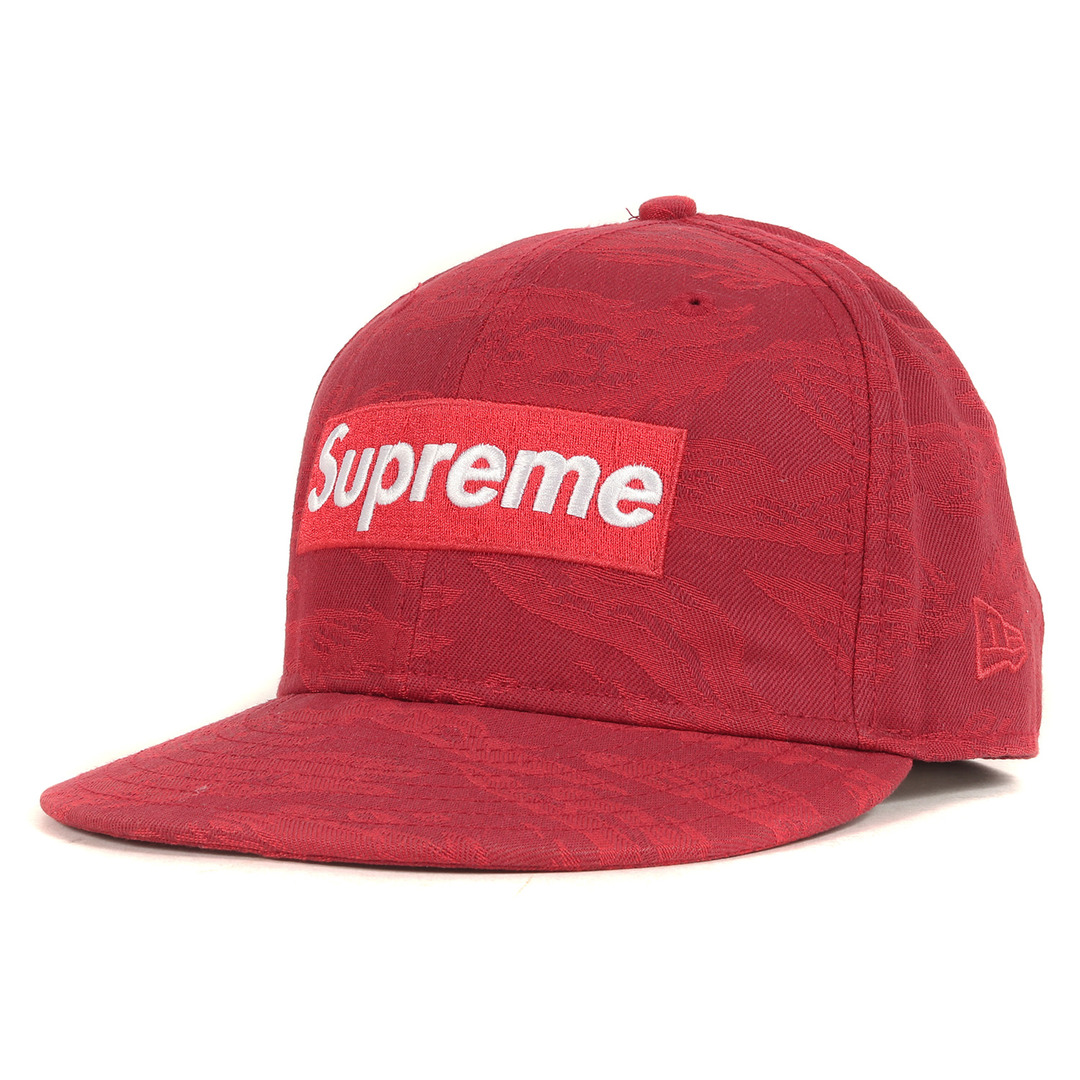 Supreme シュプリーム キャップ サイズ:7 1/2(59.6cm) 07SS NEW ERA ニューエラ タイガーカモ ボックスロゴ  ベースボール キャップ Tiger Box Logo New era レッド 赤 帽子【メンズ】【中古】 | フリマアプリ ラクマ