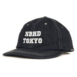 ネイバーフッド(NEIGHBORHOOD)の新品 NEIGHBORHOOD ネイバーフッド キャップ 22SS ロゴ 刺繍 デニム 6パネル キャップ DAD-D / C-CAP インディゴ ブルー 帽子【メンズ】(キャップ)