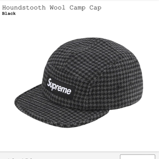 シュプリーム(Supreme)のSupreme Houndstooth Wool Camp Cap(キャップ)