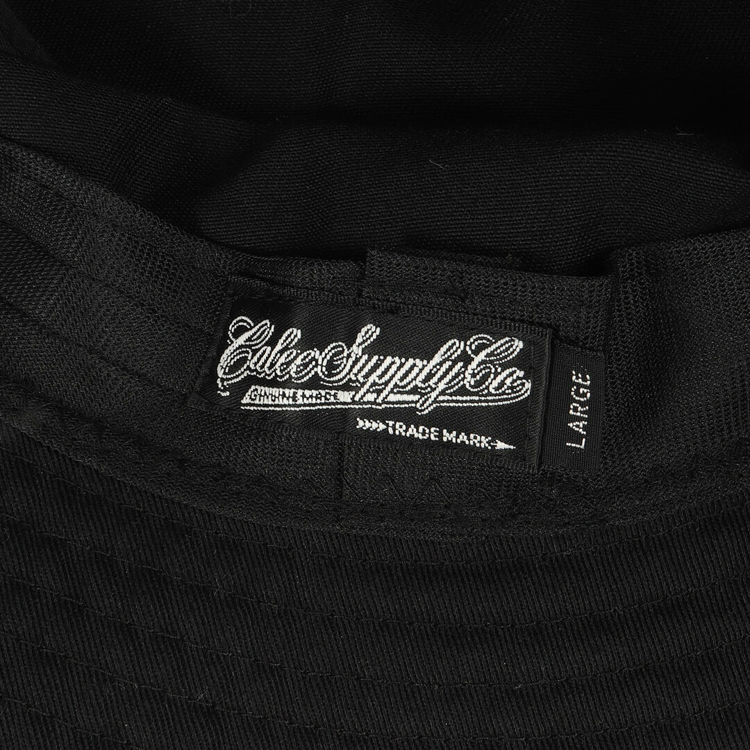 CALEE(キャリー)の美品 CALEE キャリー ハット サイズ:L 22SS ロゴ 刺繍 ツイル バケット ハット Twill calee logo bucket hat ブラック 黒 帽子 【メンズ】【中古】 メンズの帽子(ハット)の商品写真