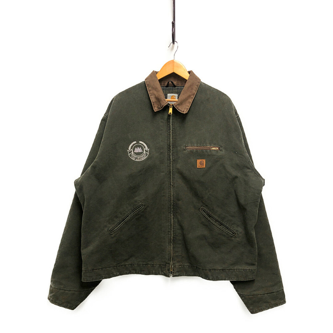 carhartt アクティブジャケット　2XL XXL モスグリーン　mos身幅▶︎75cm