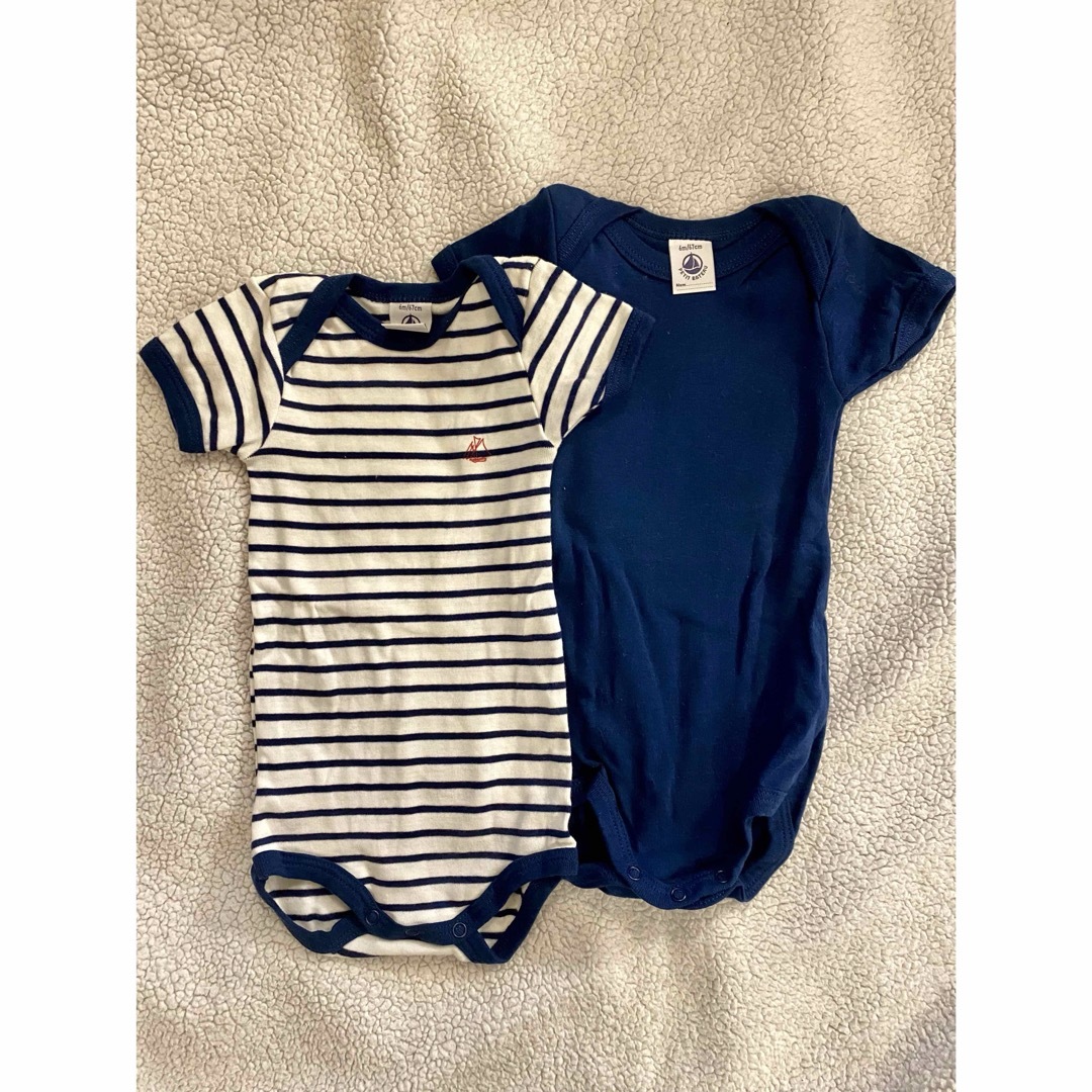 PETIT BATEAU - プチバトー 新品未使用 肌着セット 半袖ロンパース