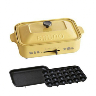 BRUNO - 【新品未使用】BRUNO コンパクトホットプレート（レッド）の