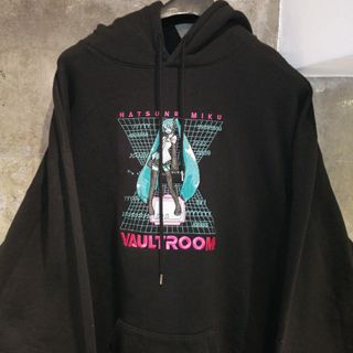 【センター刺繍　初音ミク】ボルトルーム vaultroom 　パーカー　アニメ(パーカー)