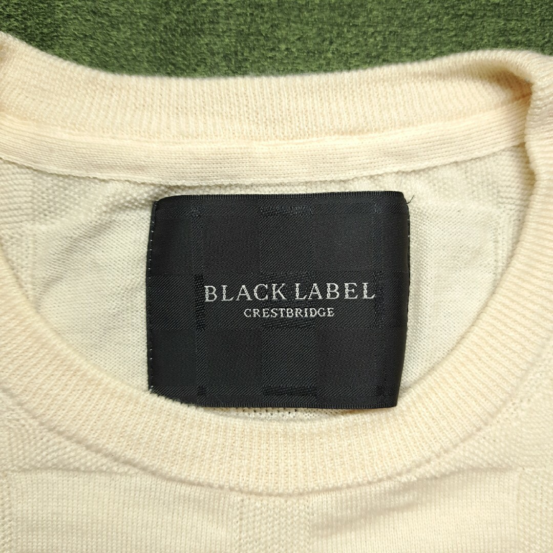 BLACK LABEL CRESTBRIDGE(ブラックレーベルクレストブリッジ)の【希少サイズ】ブラックレーベルクレストブリッジ チェック ニット セーター L メンズのトップス(ニット/セーター)の商品写真