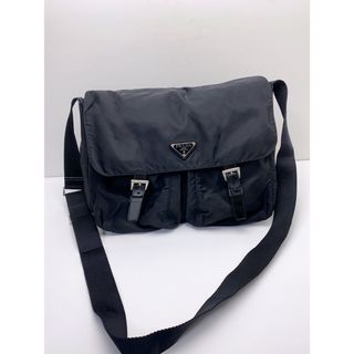 プラダ(PRADA)のF854 美品 プラダ ショルダーバッグ メッセンジャーバッグ(ショルダーバッグ)