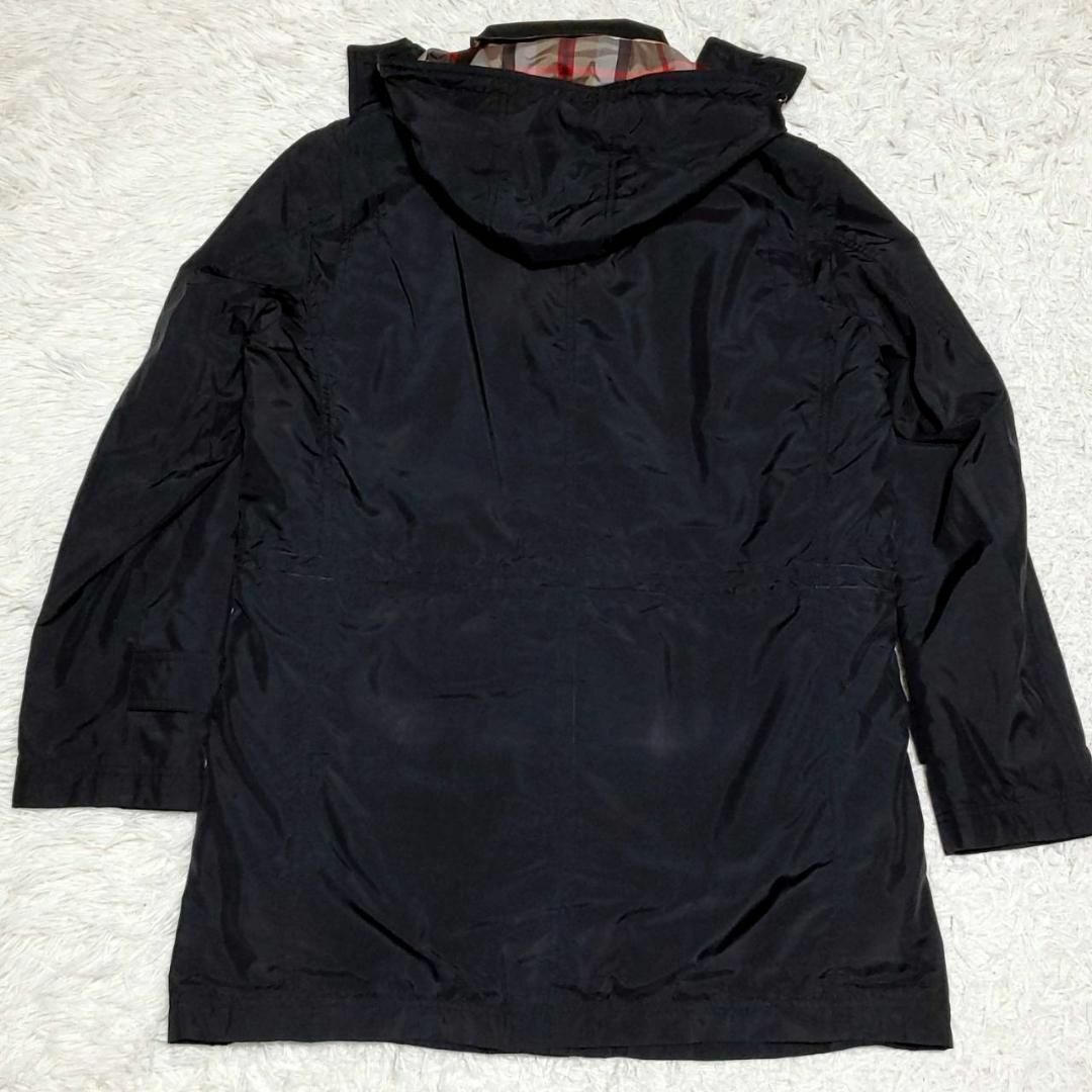 MACKINTOSH(マッキントッシュ)の極美品 L MACKINTOSH ダウン コート ライナー ブラック チェック メンズのジャケット/アウター(ダウンジャケット)の商品写真
