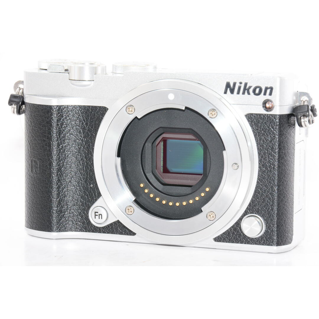 【外観特上級】Nikon ミラーレス一眼 Nikon1 J5 ボディ シルバー J5SLカメラ