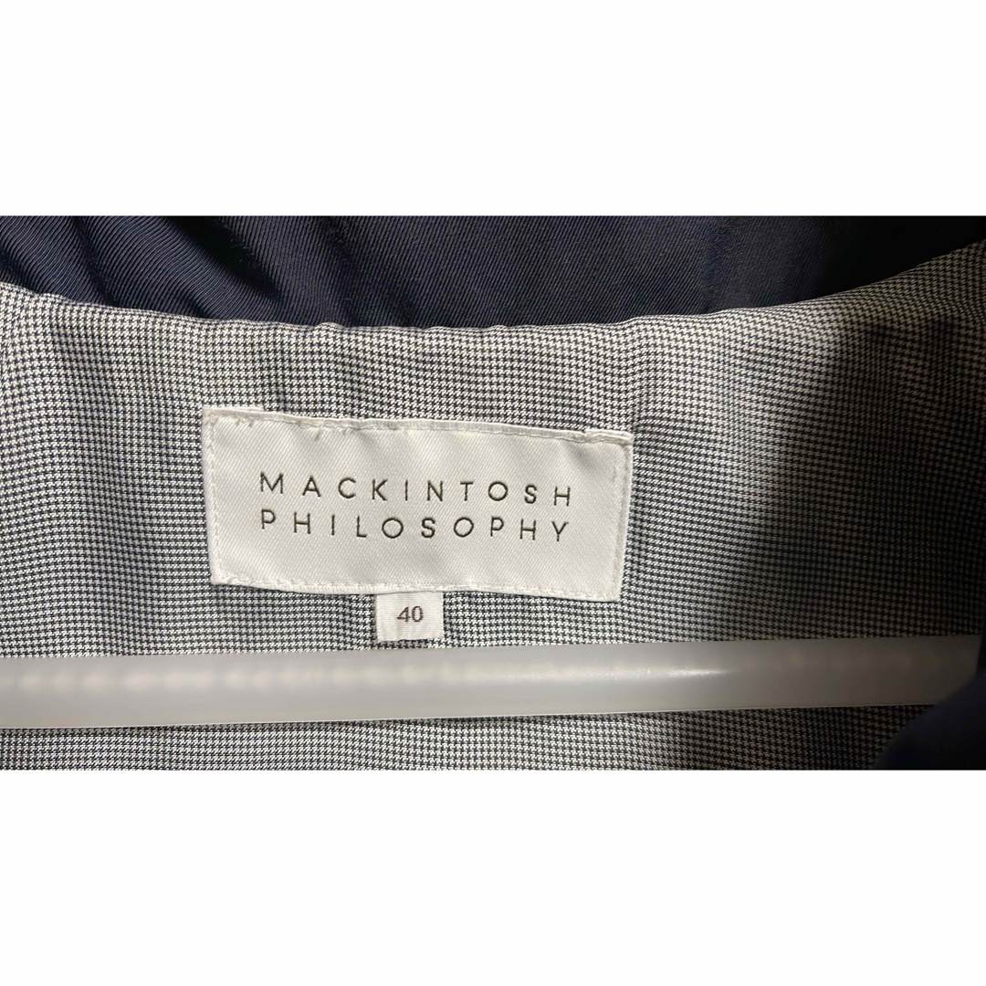 MACKINTOSH PHILOSOPHY(マッキントッシュフィロソフィー)のMACKINTOSH PHILOSOPHY ロングダウンコート ネイビー 40 レディースのジャケット/アウター(ダウンコート)の商品写真