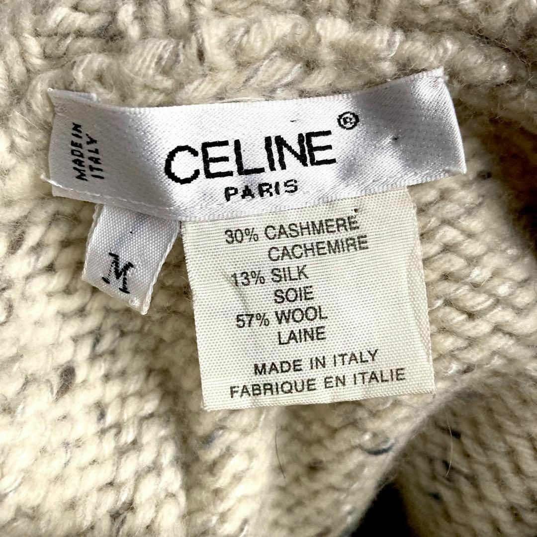 celine(セリーヌ)のセリーヌ CELINE ウール カシミヤ シルク タートルネック ニット M レディースのトップス(ニット/セーター)の商品写真