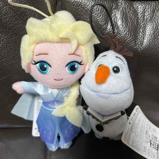 アナトユキノジョオウ(アナと雪の女王)のエルサ&オラフ　エクストラマスコット(キャラクターグッズ)