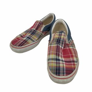 ヴァンズ(VANS)のVANS(バンズ) マドラスチェック SLIP ON メンズ シューズ(スリッポン/モカシン)