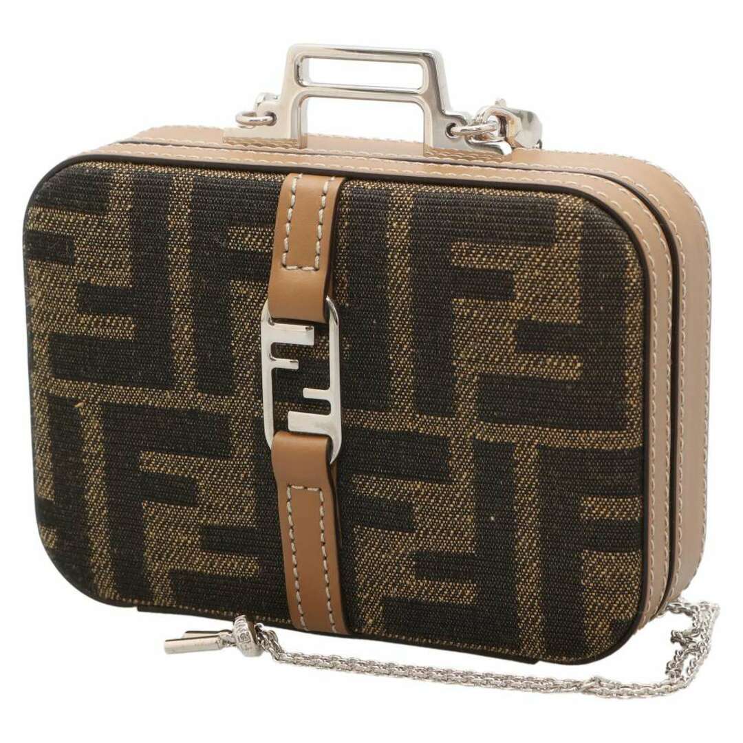 フェンディ チェーンショルダーバッグ ズッカ柄 7VA567 FENDI ポシェットレディース