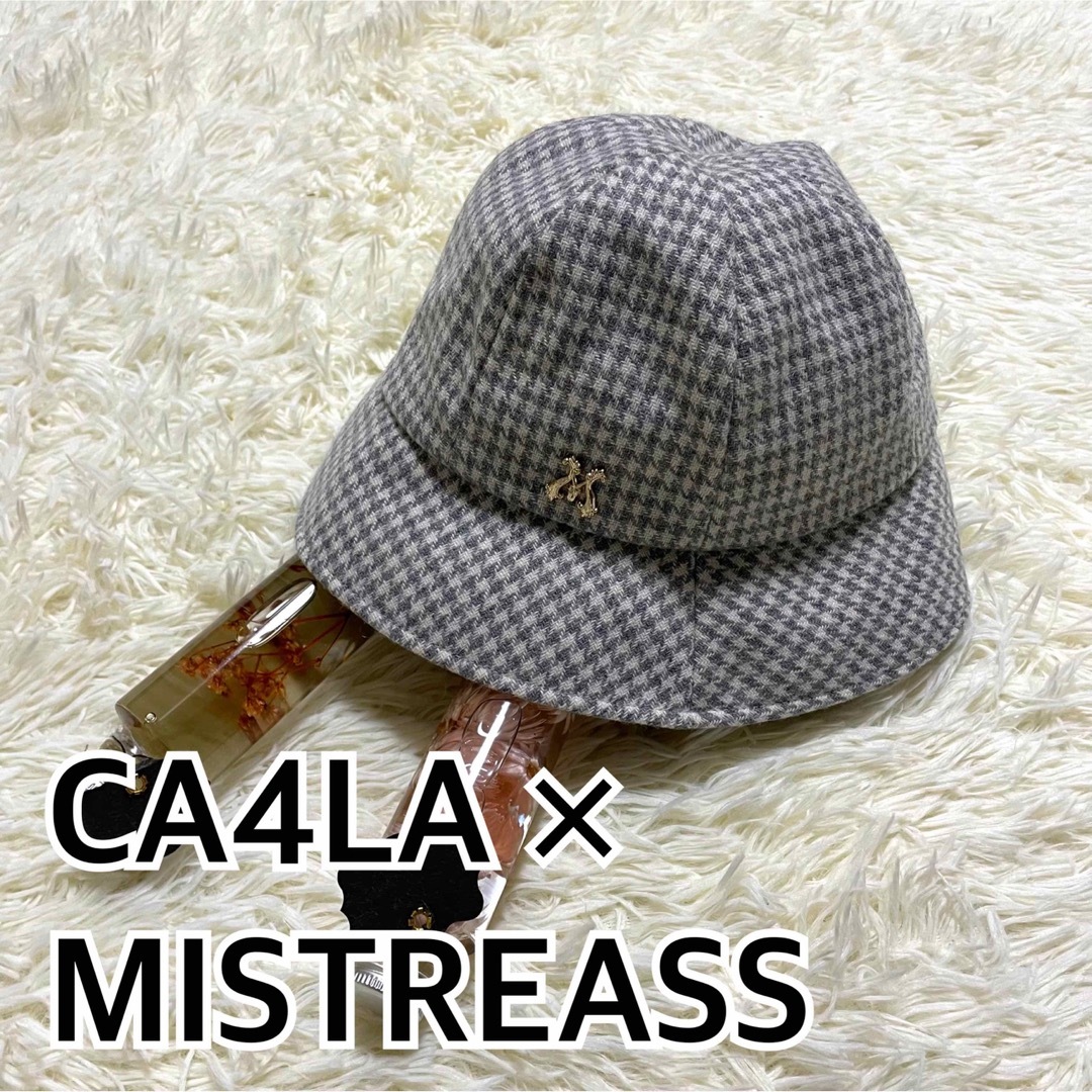 CA4LA(カシラ)の美品　CA4LA MISTREASS バケットハット　千鳥格子　三上悠亜　別注 レディースの帽子(ハット)の商品写真