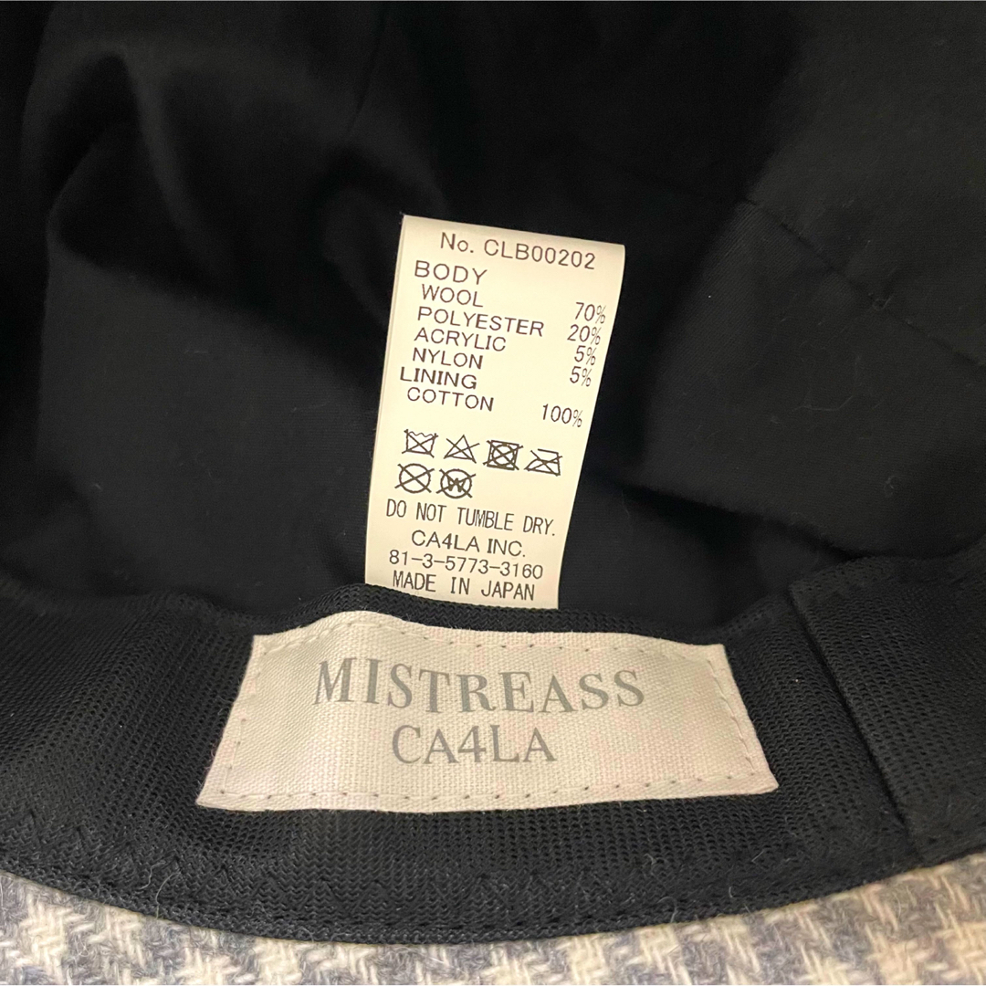 CA4LA(カシラ)の美品　CA4LA MISTREASS バケットハット　千鳥格子　三上悠亜　別注 レディースの帽子(ハット)の商品写真