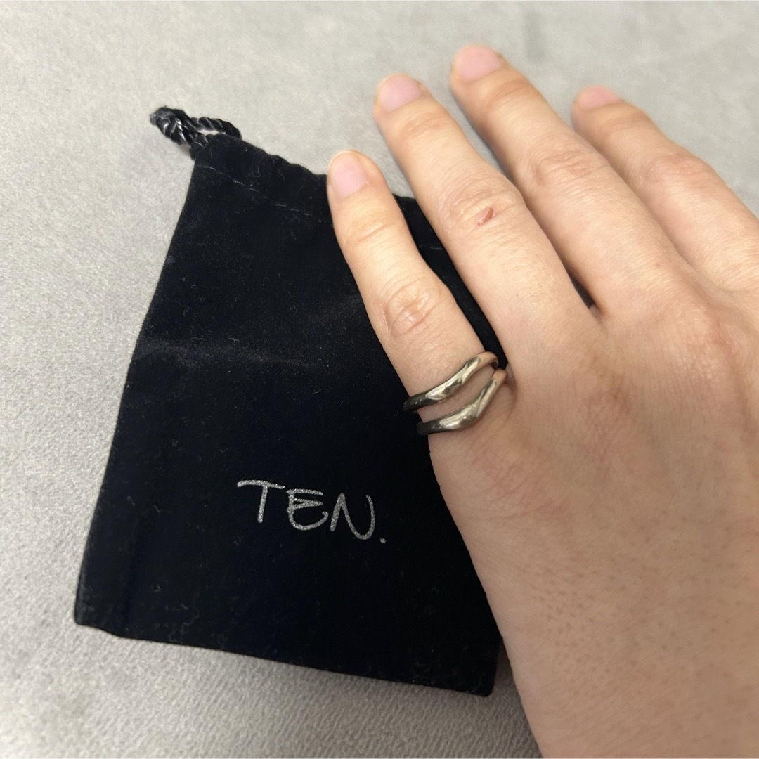 TEN.(テン)のten. 二連リング(5号) レディースのアクセサリー(リング(指輪))の商品写真