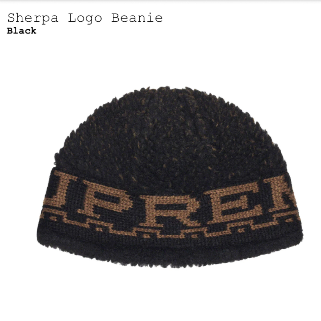 シュプリームSupreme Sherpa Logo Beanie