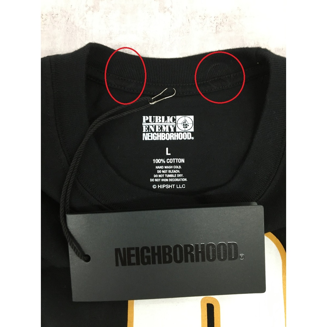 NEIGHBORHOOD(ネイバーフッド)のNEIGHBORHOOD NH X PUBLIC ENEMY . TEE LS-1 23AW ネイバーフッド パブリックエネミー ロンT 長袖Tシャツ【3350-004】 メンズのトップス(Tシャツ/カットソー(七分/長袖))の商品写真