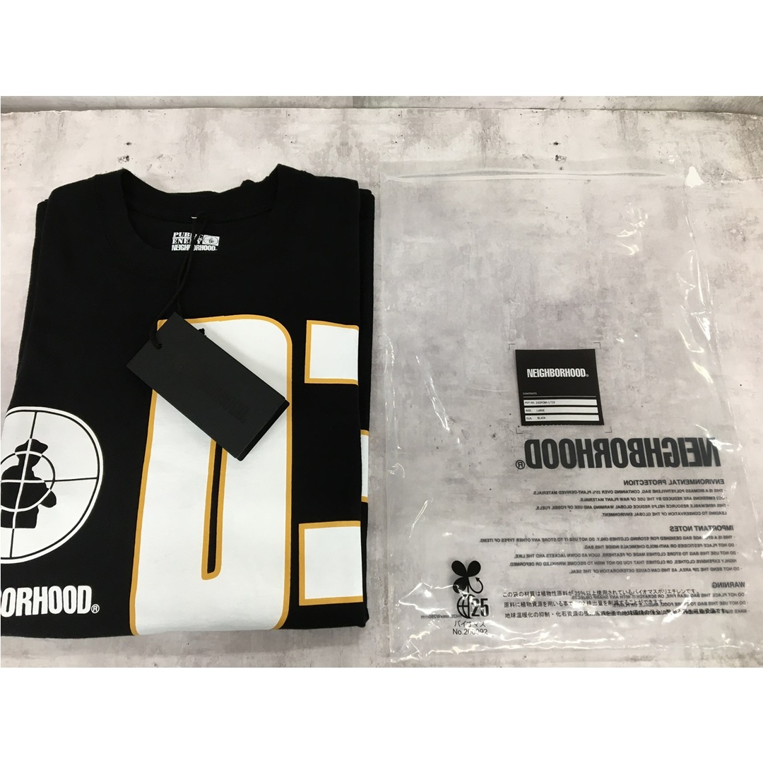 NEIGHBORHOOD(ネイバーフッド)のNEIGHBORHOOD NH X PUBLIC ENEMY . TEE LS-1 23AW ネイバーフッド パブリックエネミー ロンT 長袖Tシャツ【3350-004】 メンズのトップス(Tシャツ/カットソー(七分/長袖))の商品写真