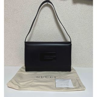 グッチ(Gucci)のGUCCI グッチ ワンショルダー ハンドバッグ カーフ レザー ダークブラウン(ショルダーバッグ)