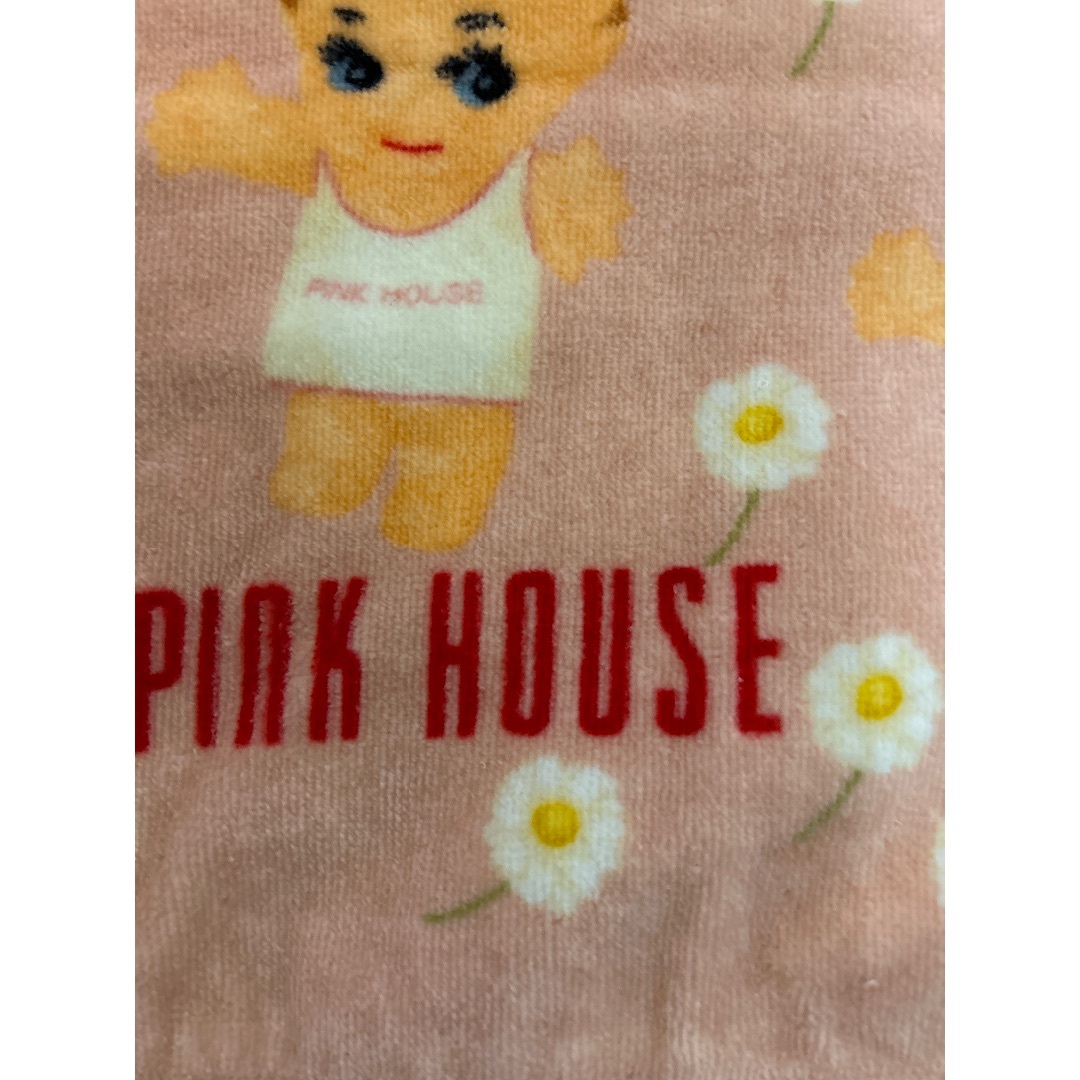 pink houseフェイスタオル インテリア/住まい/日用品の日用品/生活雑貨/旅行(タオル/バス用品)の商品写真