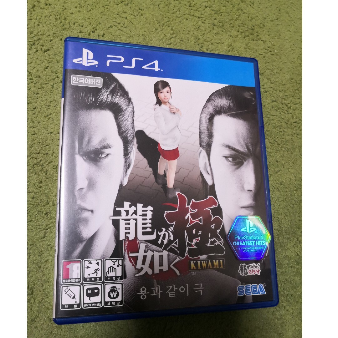 PlayStation4(プレイステーション4)の韓国版 龍が如く 極 YAKUZA KIWAMI エンタメ/ホビーのゲームソフト/ゲーム機本体(家庭用ゲームソフト)の商品写真