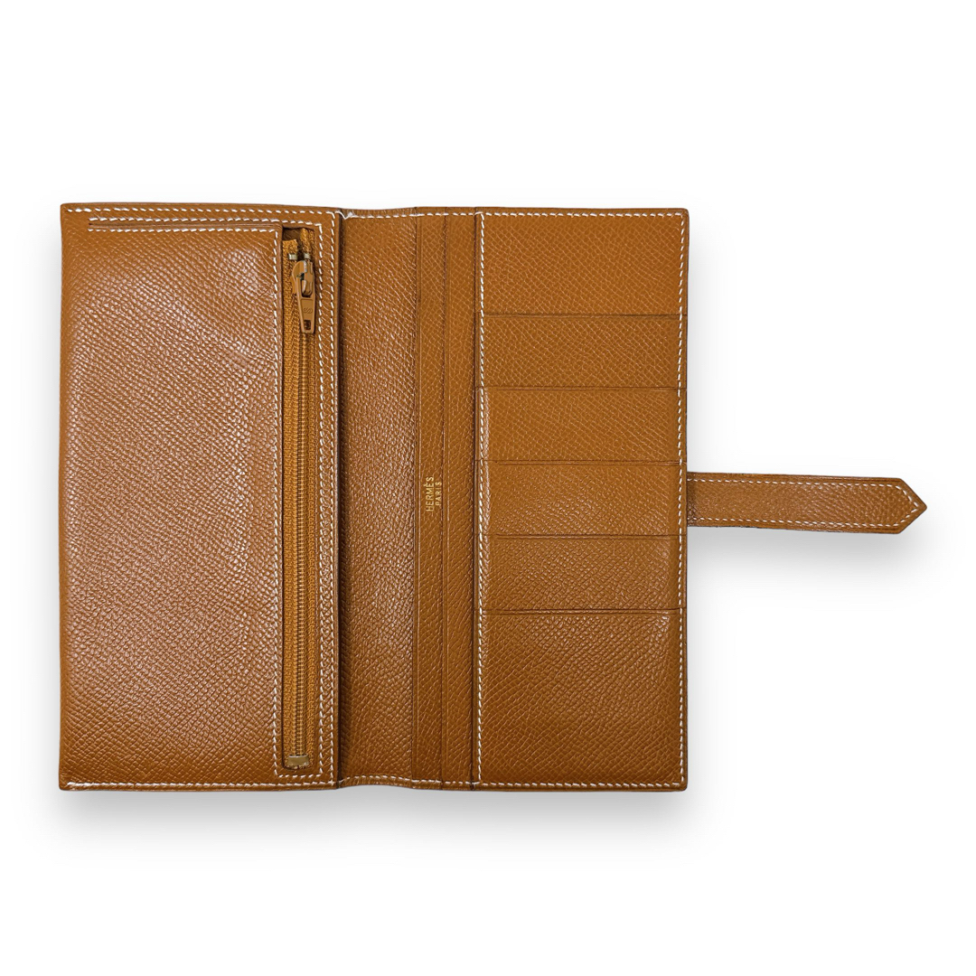 Hermes - エルメス 長財布 ベアン クラシック ヴォーエプソン Hロゴ Hermes - エルメス 長財布 ベアン クラシック ヴォーエプソン Hロゴ