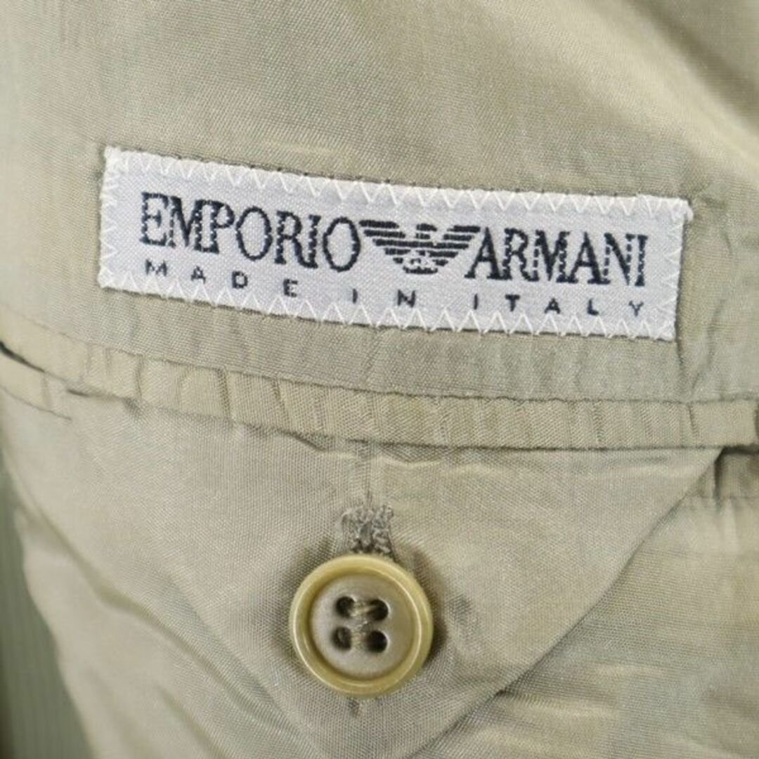 Emporio Armani(エンポリオアルマーニ)のエンポリオアルマーニ 90s オールド イタリア製 スーツ セットアップ グリーン系 Emporio Armani メンズ 【中古】  【231223】 メンズのスーツ(セットアップ)の商品写真