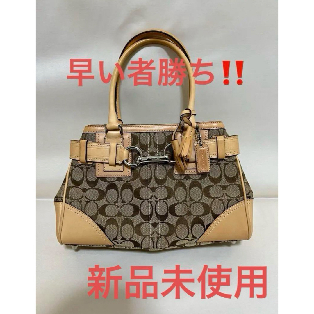 COACH - 【早い者勝ち！】COACH コーチ シグネチャー ハンドバッグ　トートバッグ
