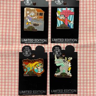 ディズニー(Disney)のWDW LIMITED EDITION ピン４点セット(バッジ/ピンバッジ)