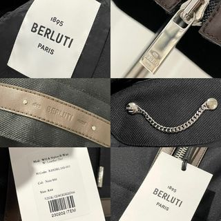 29863未使用 Berluti ベルルッティ ナイロン ブルゾン ブラック