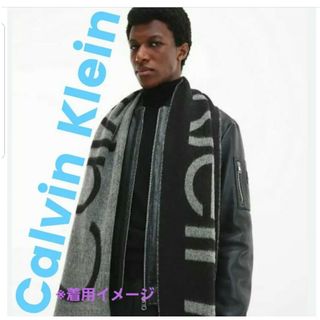 Calvin klein calvinklein カルバンクライン　マフラー　黒