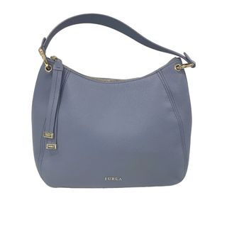 フルラ(Furla)のフルラ FURLA ワンショルダーレザーバッグ ブルー ショルダーバッグ ハンドバッグ レザー【中古】KB-7847(ショルダーバッグ)