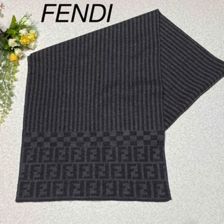 フェンディ(FENDI)の【なおとルイ様専用】FENDI フェンディ　マフラー　ウール　レディース　メンズ(マフラー/ショール)