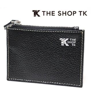 ザショップティーケー(THE SHOP TK)の《THE SHOP TK》新品 カードポケット付き シボ感 レザーコインケース(コインケース/小銭入れ)