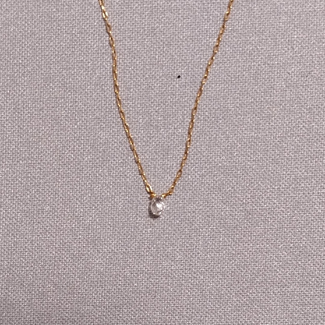 KAORU(カオル)のKAORU　カオル　18K ダイヤモンド　ネックレス　ポロリンネックレス　天然石 レディースのアクセサリー(ネックレス)の商品写真