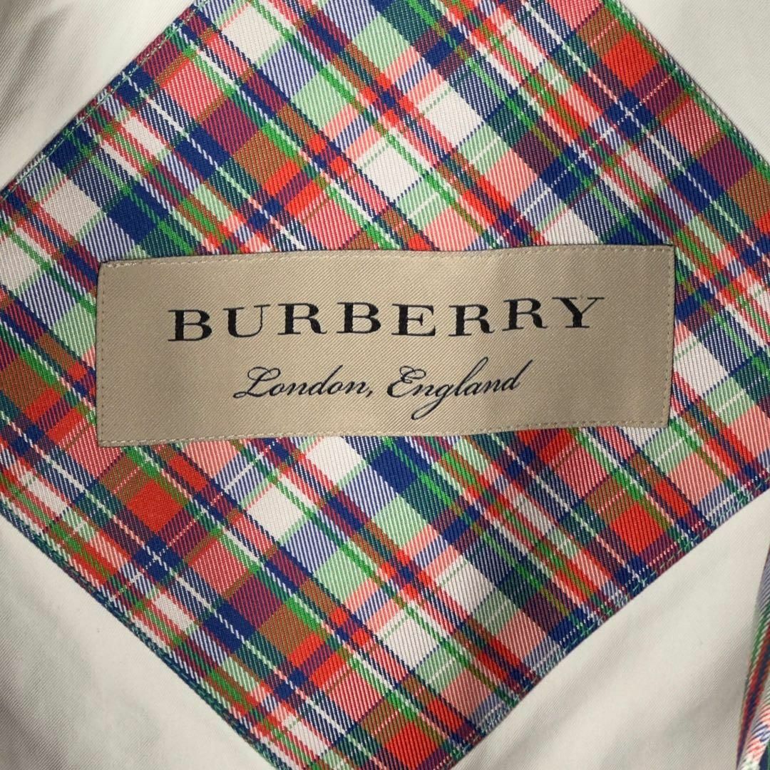 BURBERRY(バーバリー)の『Burberry』バーバリー (38) チェック柄 ステンカラーコート メンズのジャケット/アウター(チェスターコート)の商品写真