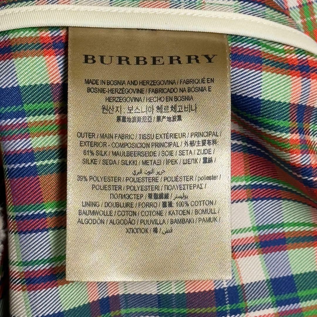 BURBERRY(バーバリー)の『Burberry』バーバリー (38) チェック柄 ステンカラーコート メンズのジャケット/アウター(チェスターコート)の商品写真