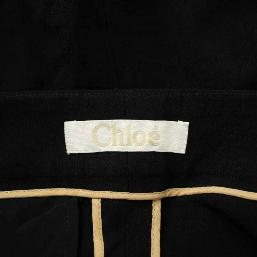 Chloe(クロエ)のクロエ CHLOE ショートパンツ タック 36 S 黒 ブラック /AT2 レディースのパンツ(ショートパンツ)の商品写真