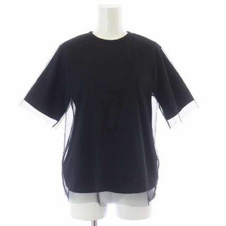 シップス(SHIPS)のシップス チュールドッキングTEE 2 カットソー 半袖 F 黒 ブラック(カットソー(半袖/袖なし))