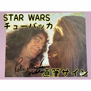 スターウォーズ　直筆サイン　チューバッカ　ピーター・メイヒュー氏(その他)