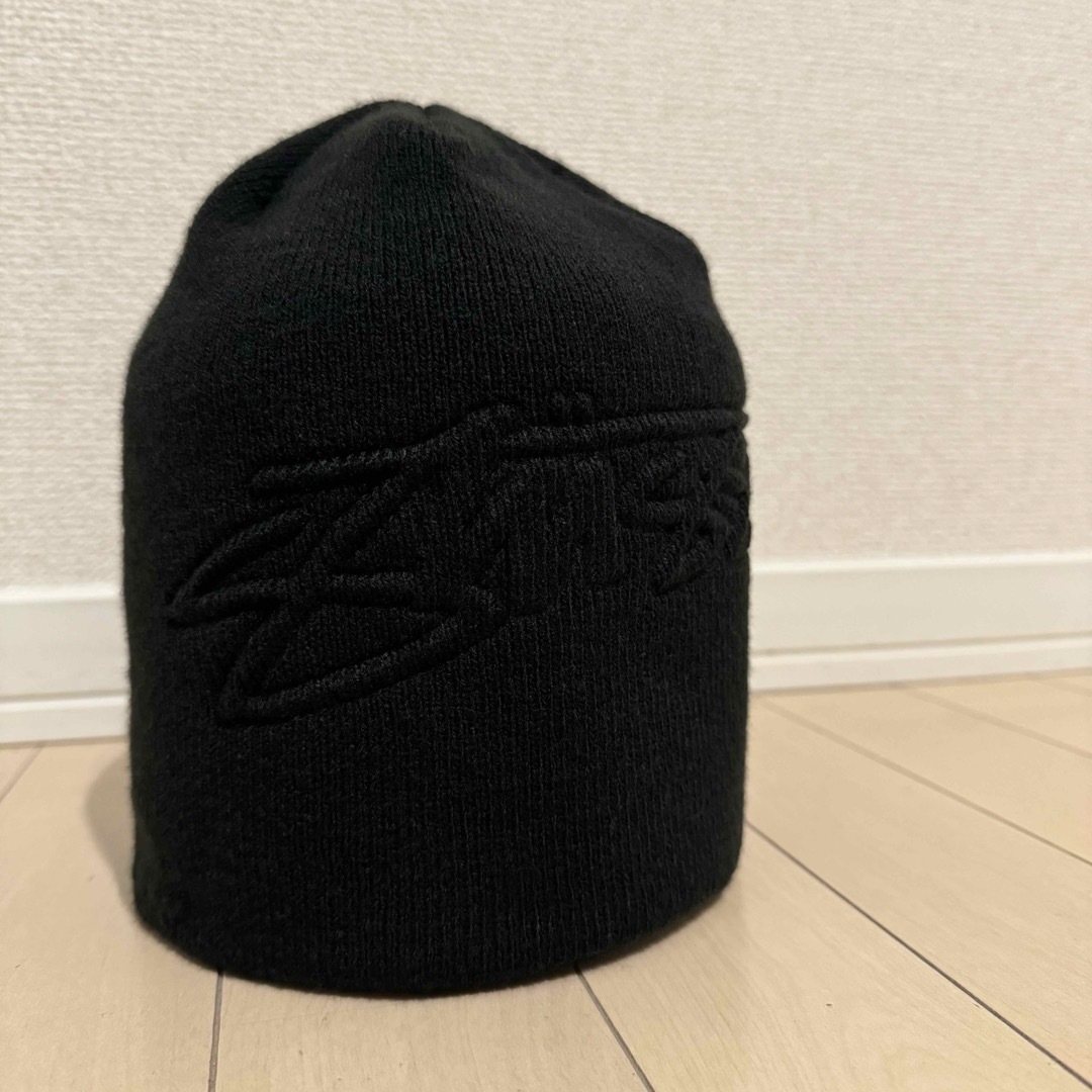 超可爱 STUSSY SKULLCAP EMBOSSED SMOOTH STOCK 黒 | yourmaximum.com