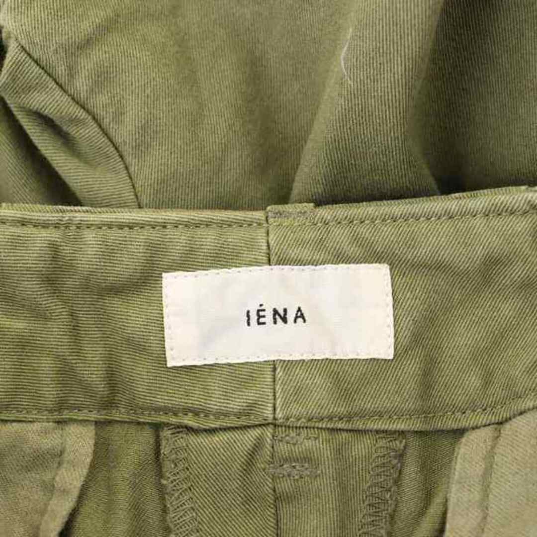 IENA(イエナ)のイエナ テーパードチノパンツ ジッパーフライ コットン 36 カーキ レディースのパンツ(チノパン)の商品写真