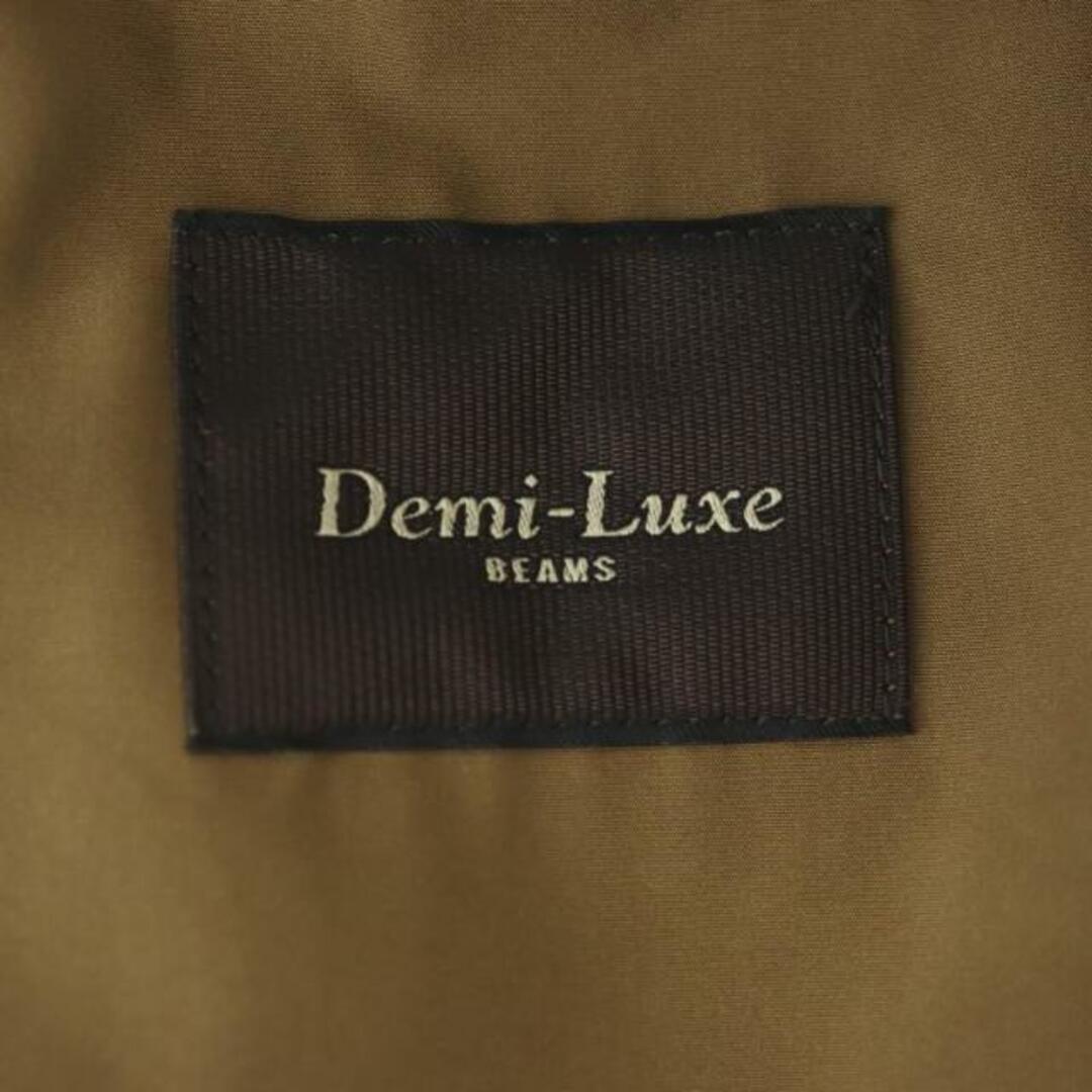 Demi-Luxe BEAMS(デミルクスビームス)のDemi-Luxe BEAMS ステンカラーコート ヒヨクシングル 38 茶 レディースのジャケット/アウター(その他)の商品写真