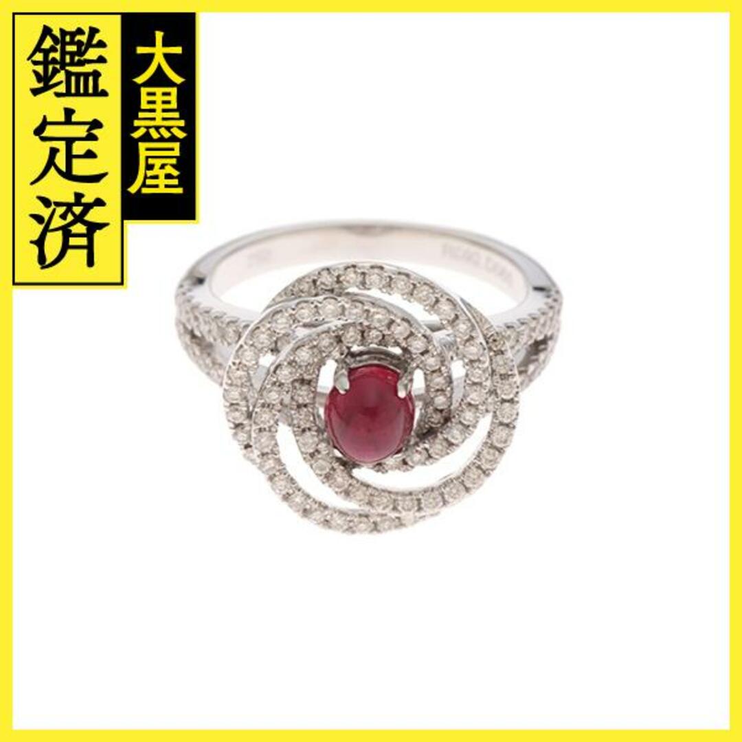ジュエリー　K18WG/R0.92/D0.65/6.4g/#12 【471】N