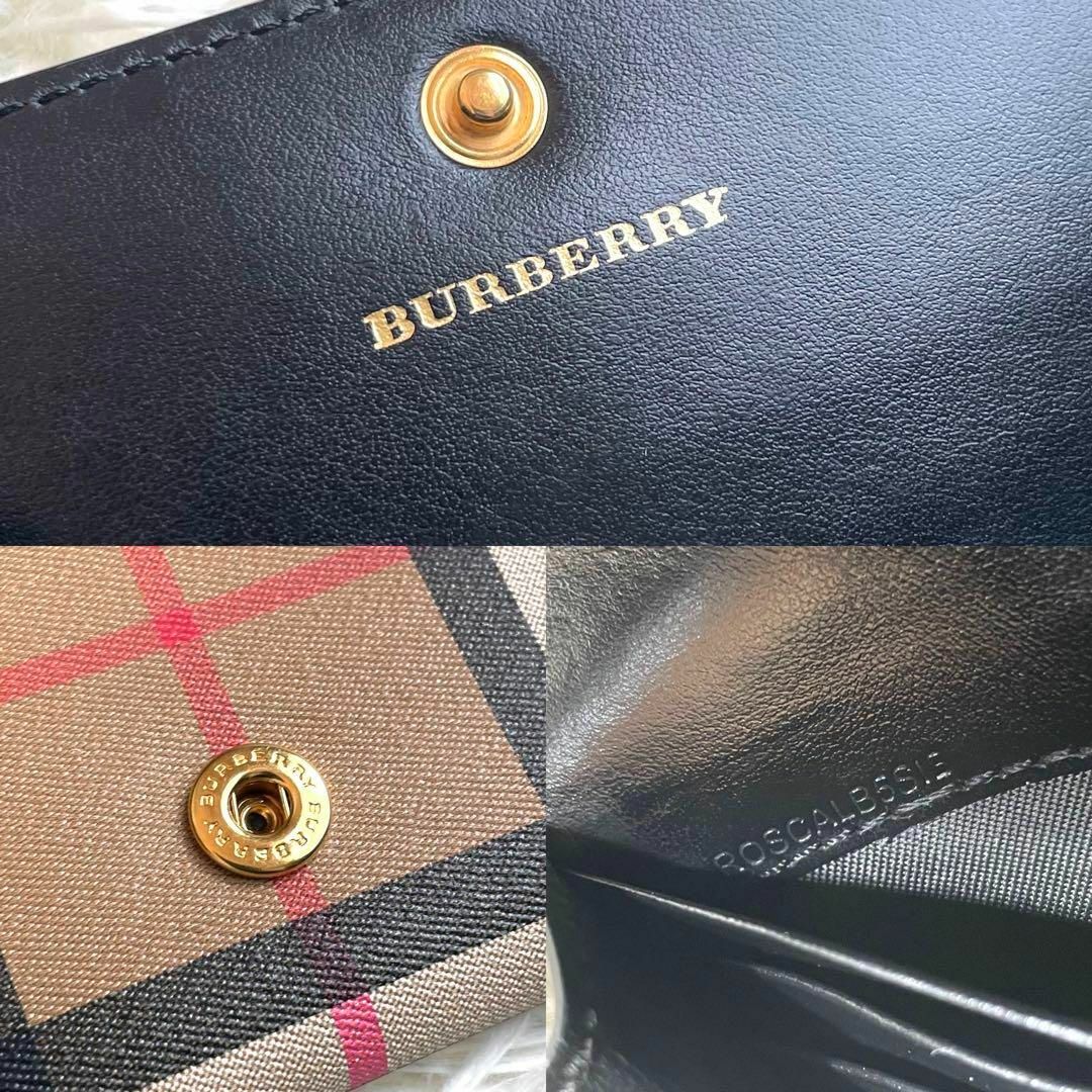 BURBERRY(バーバリー)の⋟希少品⋞ / バーバリー メガチェックコンチネンタルウォレット ブラック レディースのファッション小物(財布)の商品写真