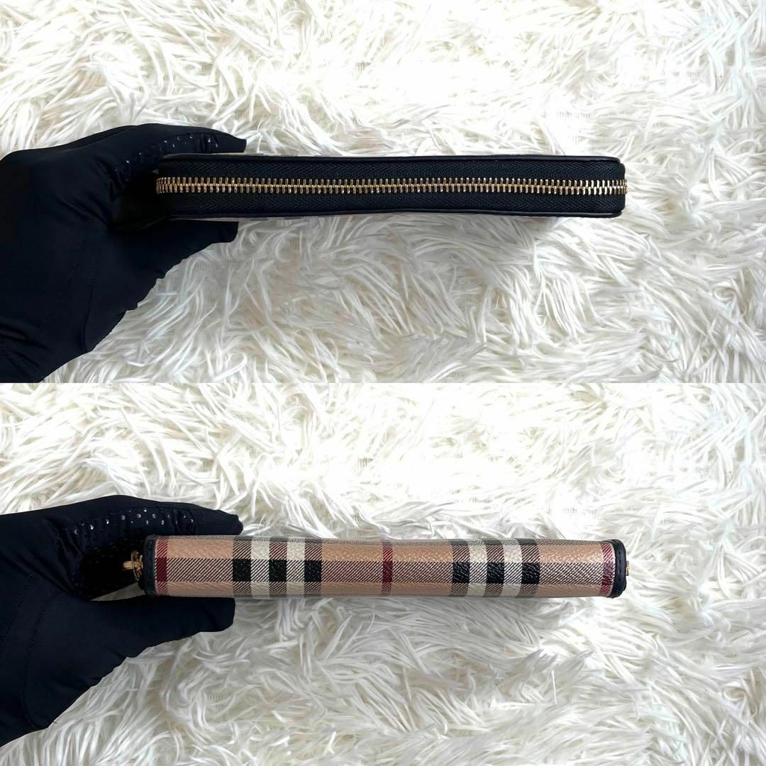 BURBERRY(バーバリー)の⋟極美品⋞ / バーバリー セントラルホースジッピーウォレット 3897953 レディースのファッション小物(財布)の商品写真