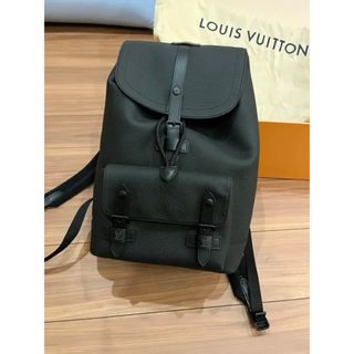 ルイヴィトン(LOUIS VUITTON)のルイヴィトン クリストファー・スリムバックパックリュック・バックパック ブラック(バッグパック/リュック)