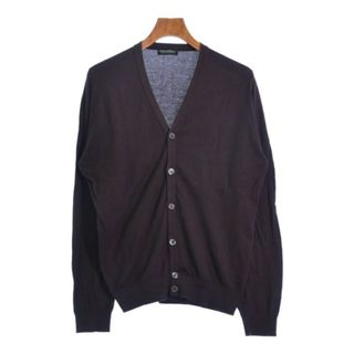 ジョンスメドレー(JOHN SMEDLEY)のJOHN SMEDLEY ジョンスメドレー カーディガン L 茶 【古着】【中古】(カーディガン)